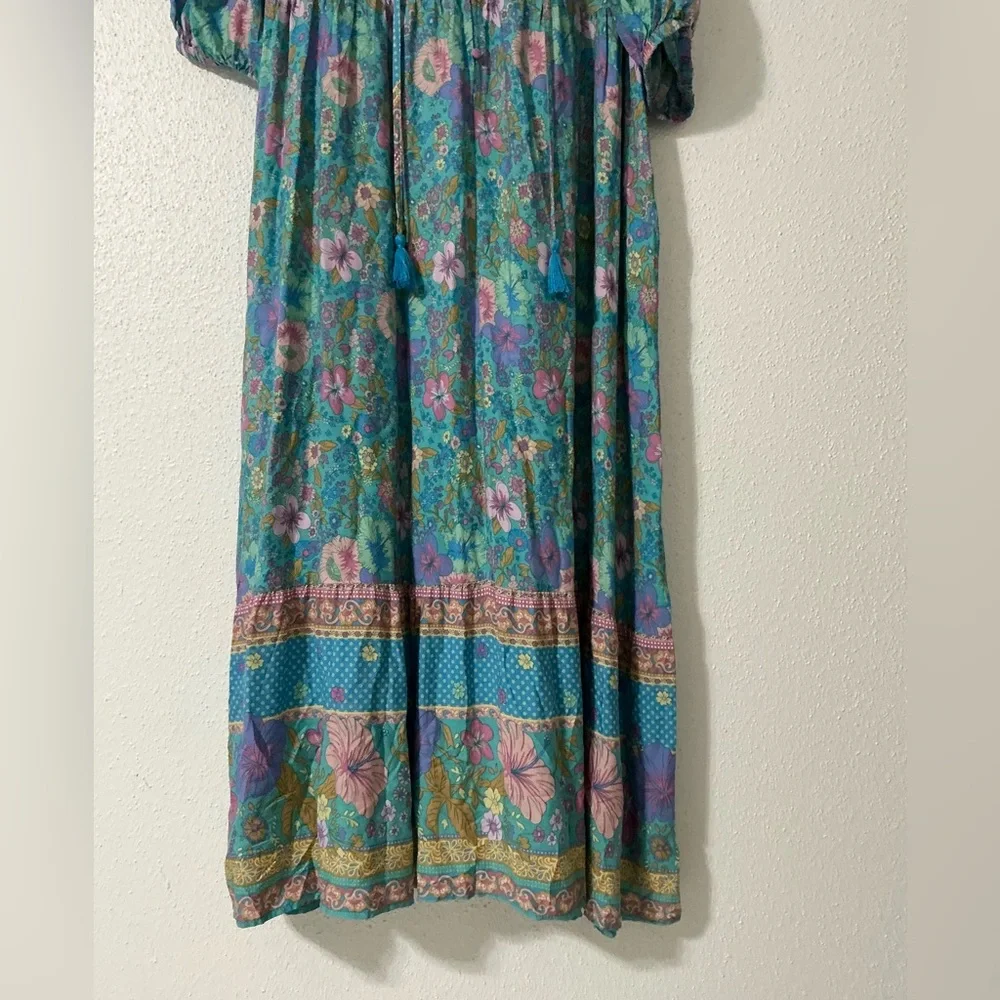 Umgee womans Hibiscus Lane boho midi dress size M - Picture 7 of 15